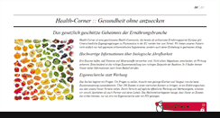 Desktop Screenshot of health-corner.net
